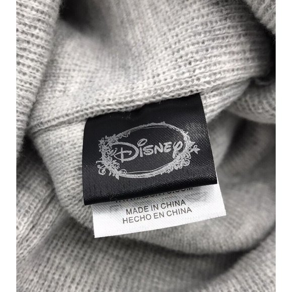 Disney Torrid THE LITTLE MERMAID Winter Knit Hat Cap Gray w/Black Embroidery - Picture 3 of 6